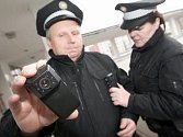 Strážníci v Jirkově. Ilustrační foto