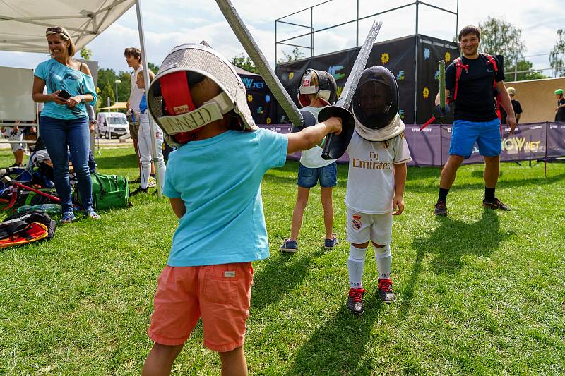 Kamencové jezero v Chomutově hostilo další ročníku Festivalu sportu.