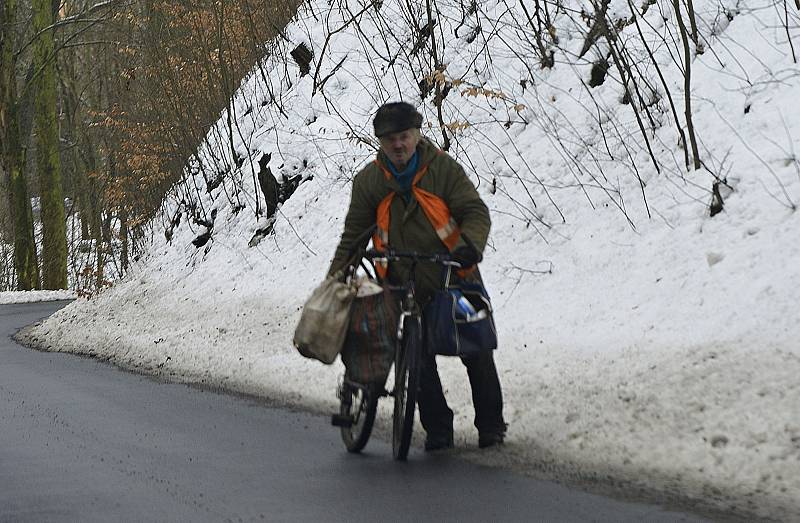 Zima na vrcholcích Krušných hor