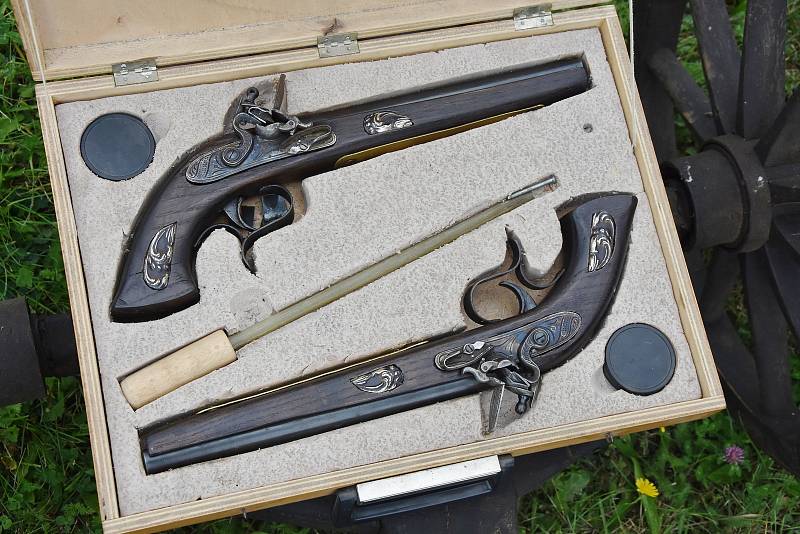 Soubojové pistole z dílny Václava Paara. Využívali je šlechtici, když požadovali satisfakci za urážku.
