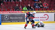 Utkání Tipsport extraligy HC Energie Karlovy Vary -  HC Piráti Chomutov.