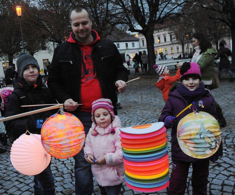 Lampionový průvod na sv. Martina.