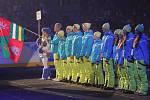 Zahajovací ceremoniál zimních Olympijských her dětí a mládeže 2016, který proběhl na chomutovském zimním stadionu.