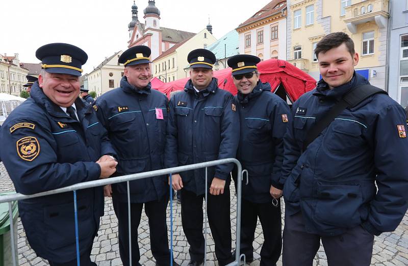 Krajská soutěž hasičů ve vyprošťování zraněných osob v Chomutově