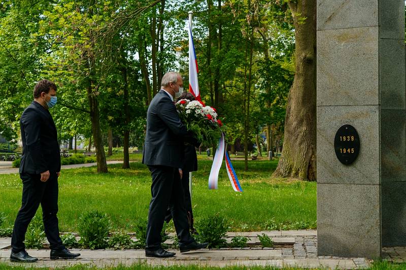 Připomínka 75. výročí konce druhé světové války v Chomutově