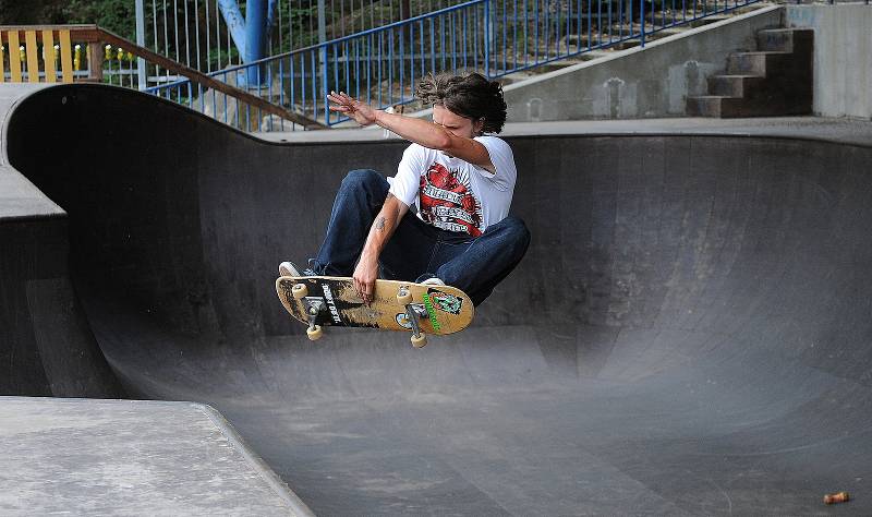 Legendy z Eldoráda. Chomutov hostil závody ve skateboardingu