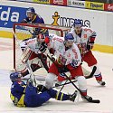 Na domácím ledě čeští hokejisté nakonec prohráli se Švédy
