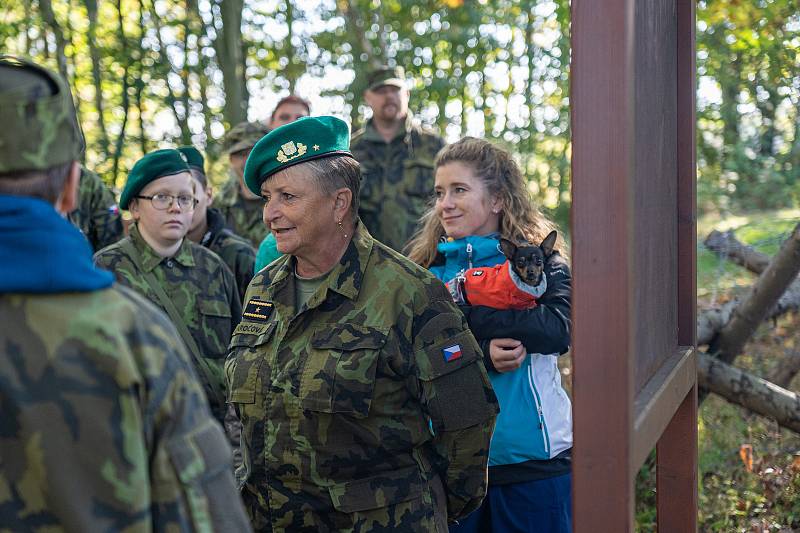 Muzeum vojenské historie Na Kočičáku navštívila brigádní generálka v české armádě Zuzana Kročová.