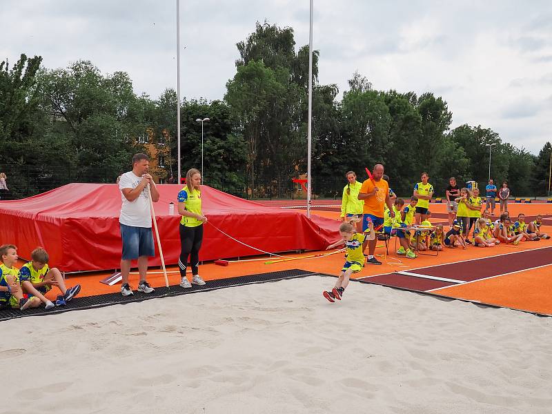 V Klášterci nad Ohří  otevřeli nový cyklopark v ulici Královehradecká.