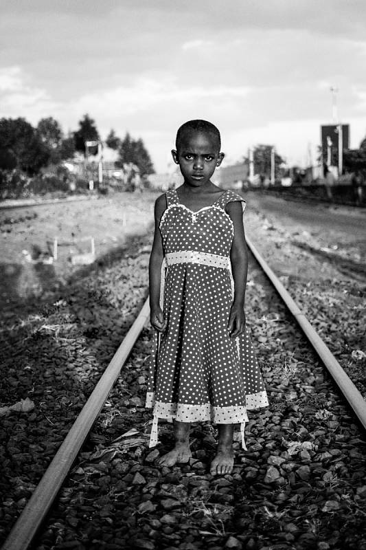 Světová soutěž B&W Child Photo Contest 2017, čestné uznání, kategorie: Portrait