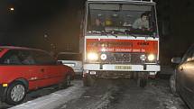 Vozidlo chomutovských hasičů při kontrolní akci neprojelo hned na pěti vybraných lokalitách, kde by mohli být, v případě požáru, tamní obyvatelé v ohrožení životů.