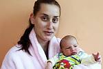 Veronika Gáborová přivedla na svět 30.května syna Michala. Ten při narození v kadaňské nemocnici měřil 52 centimetrů a vážil 3,4 kila.