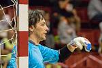 V chomutovské městské sportovní hale se dnes odehrál futsalový zápas Česko - Srbsko s výsledkem 3:4. Odveta se hraje za 14 dní v Srbsku.