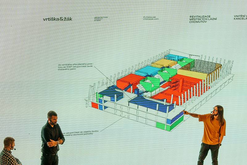 Pražští architekti ukázali, jak by se daly proměnit bývalé lázně v Chomutově.