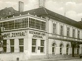 Restaurace Zentral na počátku dvacátého století.