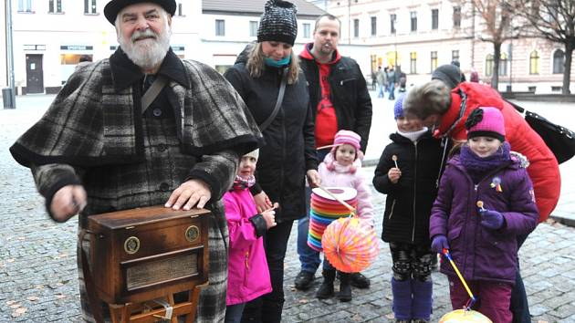 Lampionový průvod na sv. Martina.