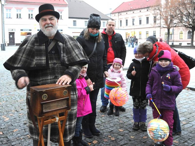 Lampionový průvod na sv. Martina.