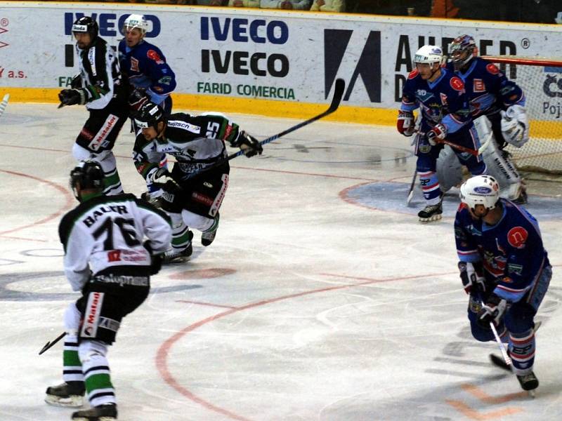 Hokej. BK Mladá Boleslav - KLH Chomutov. 1. liga play-off finále.
