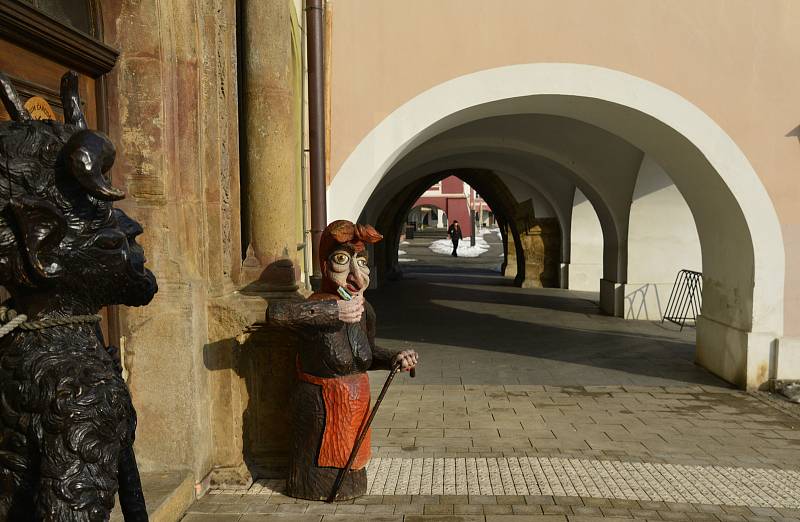 Víkend v centru Kadaně. Sobota 20. února 2021