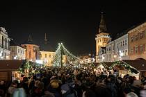 Slavnostní rozsvěcení vánočního stromu v Chomutově. Archivní foto