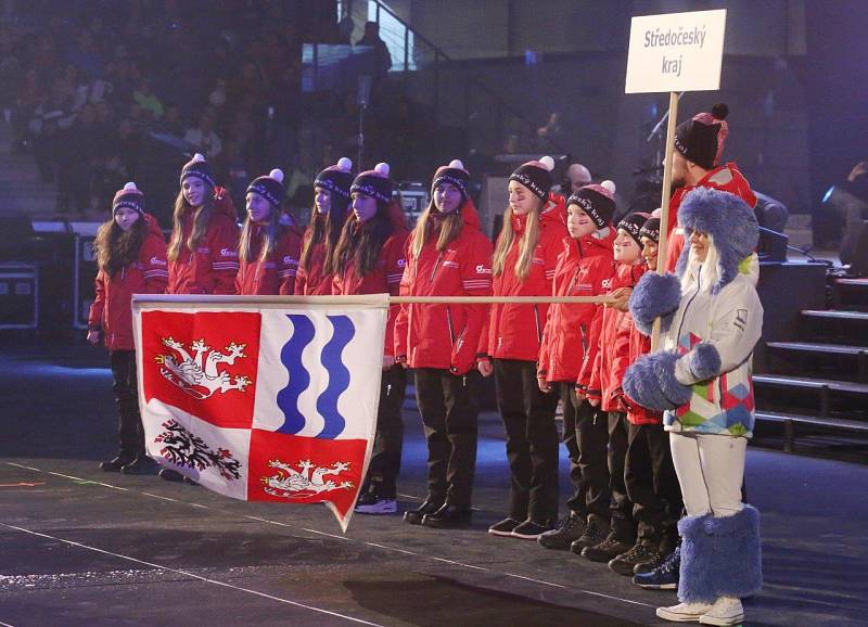 Zahajovací ceremoniál zimních Olympijských her dětí a mládeže 2016, který proběhl na chomutovském zimním stadionu.