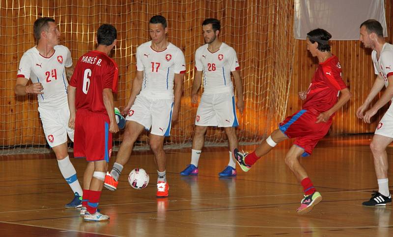 Charitativní zápas fotbalové a futsalové reprezentace ČR pro fyzioterapeuta Vladimíra Mikuláše