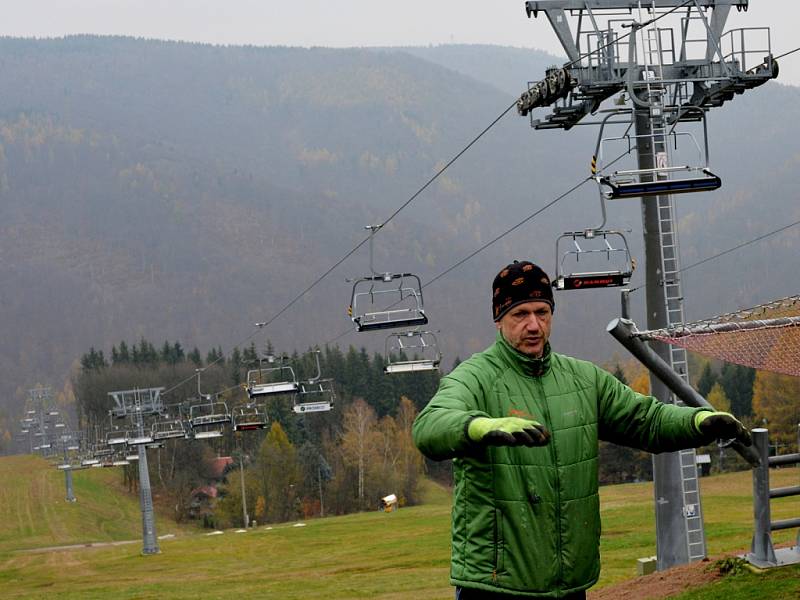 Jednatel areálu Klíny na Mostecku Tomáš Holub