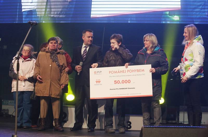 Závěrečným ceremoniálem vyvrcholily ve čtvrtek večer Zimní olympijské hry dětí a mládeže, které letos pořádal Ústecký kraj.