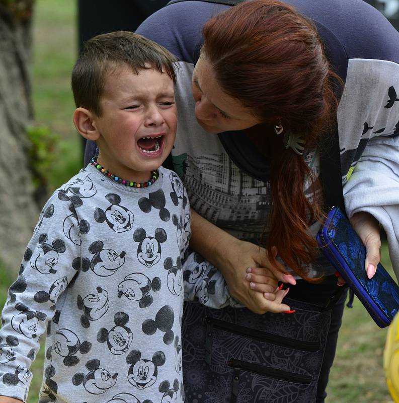 Bohatý program si mohli užít návštěvníci pouti v Březně u Chomutova.