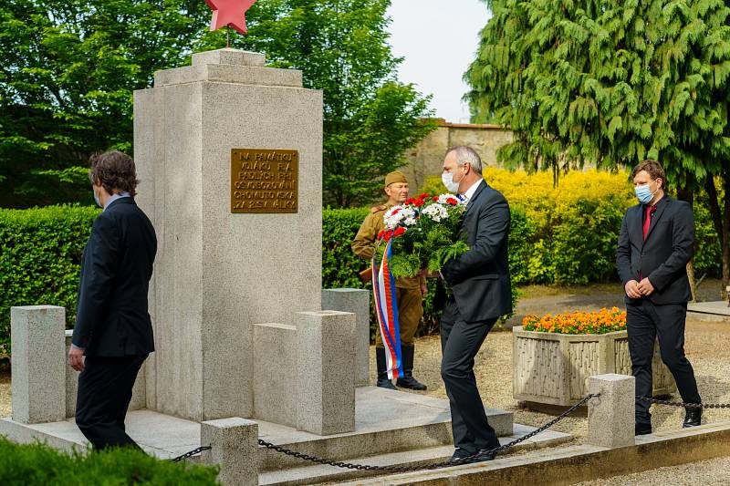 Připomínka 75. výročí konce druhé světové války v Chomutově