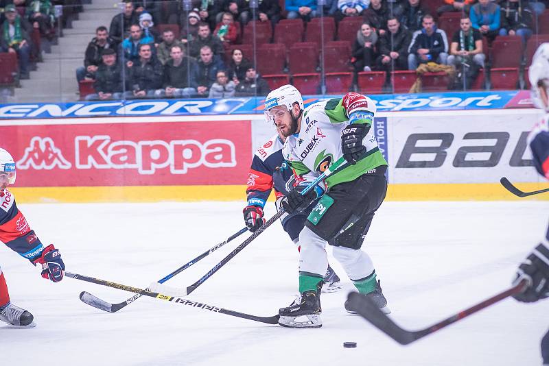 Utkání Tipsport extraligy HC Energie Karlovy Vary -  HC Piráti Chomutov.