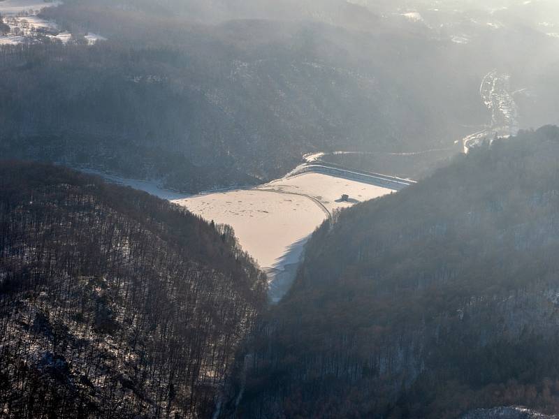 Jirkovská přehrada a Telčské údolí (31.1.2019)