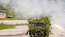 Bojovými střelbami z protiletadlových raketových kompletů vyvrcholilo tento týden ve vojenském újezdu Hradiště na Karlovarsku mezinárodní cvičení Tobruq Arrows 2016.