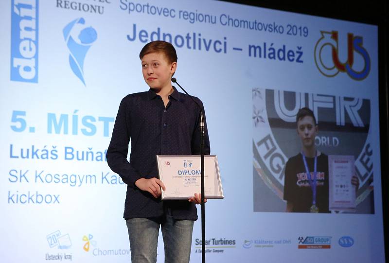 Vyhlášení nejúspěšnějších sportovců regionu Chomutovsko.