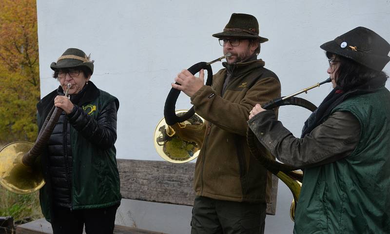 Hubertova jízda v chomutovském zooparku.