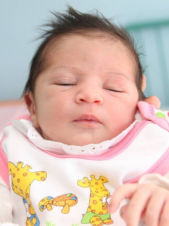 Holčička Izabela se narodila mamince Anně Vikoňové z Jirkova. Izabelka přišla na svět 18.4. 2009 v 16.40 hodin, měří 47 centimetrů a váží 2,640 kilogramů.