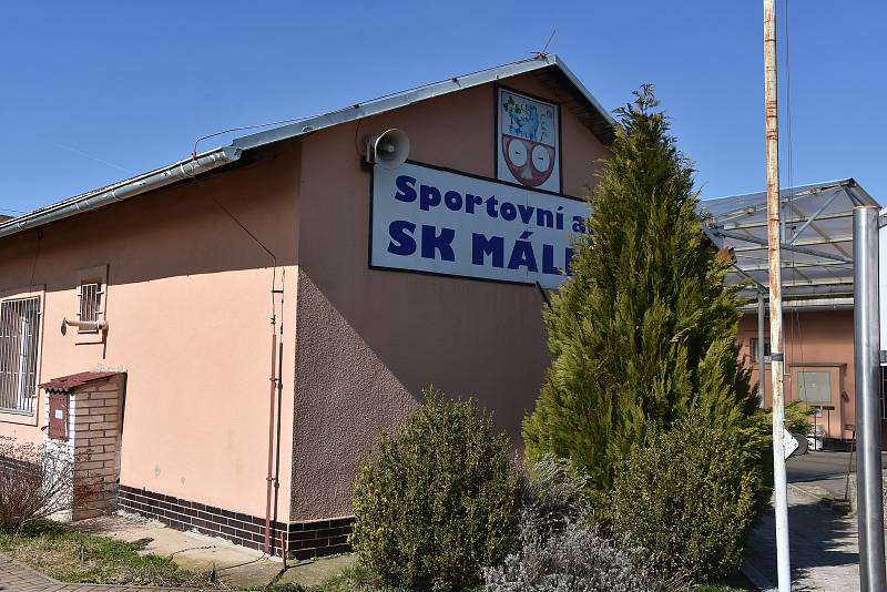 Sportovní areál v Málkově.