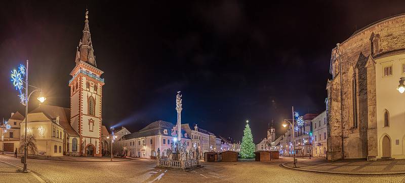 Rozsvěcení vánočního stromu v Chomutově.