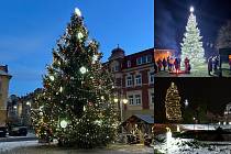 Vánoční stromy ve Vejprtech, Výsluní a Klášterci nad Ohří