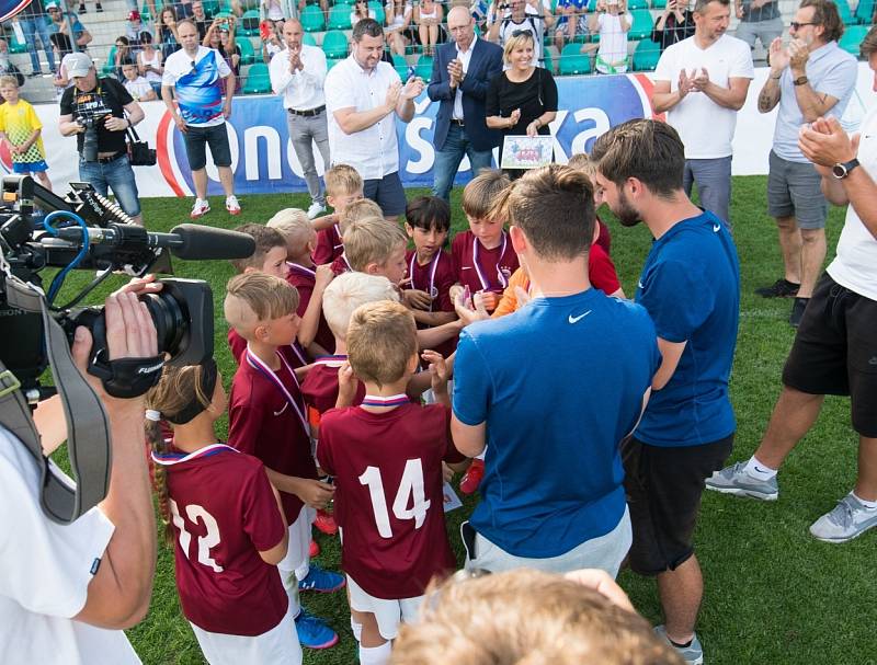 Ondrášovka Cup na chomutovském stadionu.