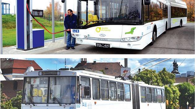 Co bude jezdit v Chomutově a Jirkově? Autobusy na CNG nebo trolejbusy?