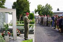 Na chomutovském hřbitově vzpomínali na padlé žatecké vojáky