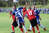 Dobroměřice - Kadaň (v modrém) 1:1.