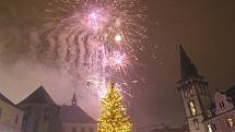 Video z rozsvícení vánočního stromku v Chomutově. 5.12. 2008.