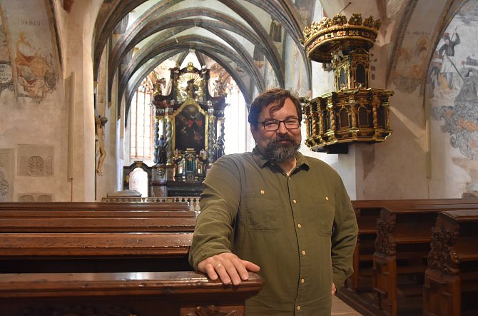 Správce františkánského kláštera s kostelem Petr Liebscher.