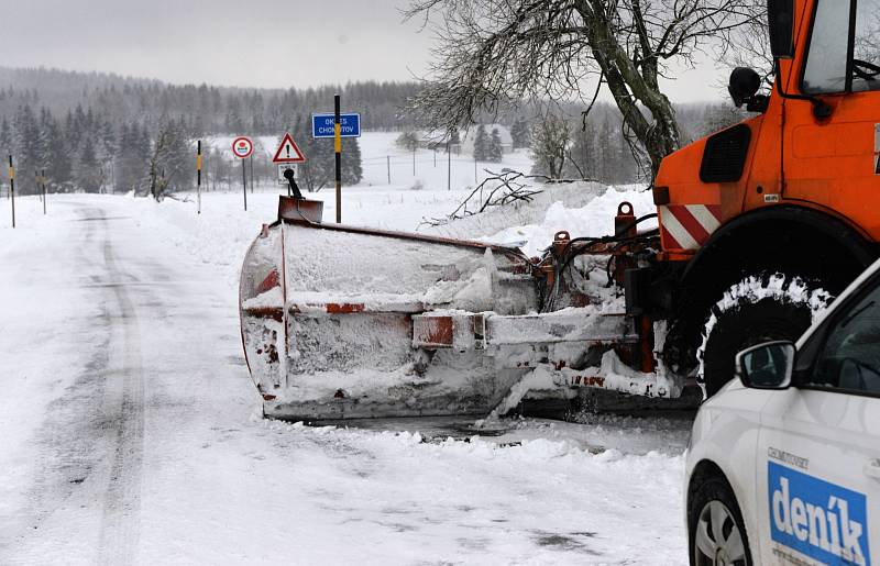 Sněhová nadílka na Lesné, Svahové, Boleboři a v okolí