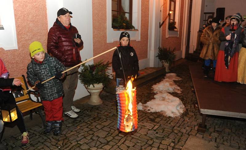 Lampionový průvod na sv. Martina.