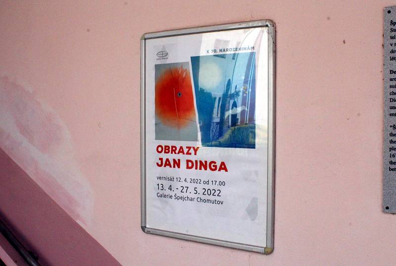 Plátna Jana Dingy jsou k vidění do pátku v Galerii Špejchar.