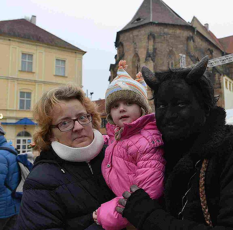 Rozsvícení vánočního stromu v Chomutově.