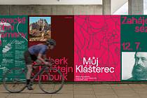 Ukázka tematických plakátů v nové vizuální identitě Klášterce.